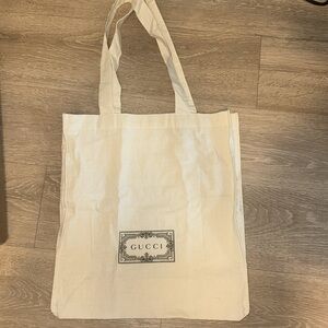 Gucci Canvas Shopping Bag